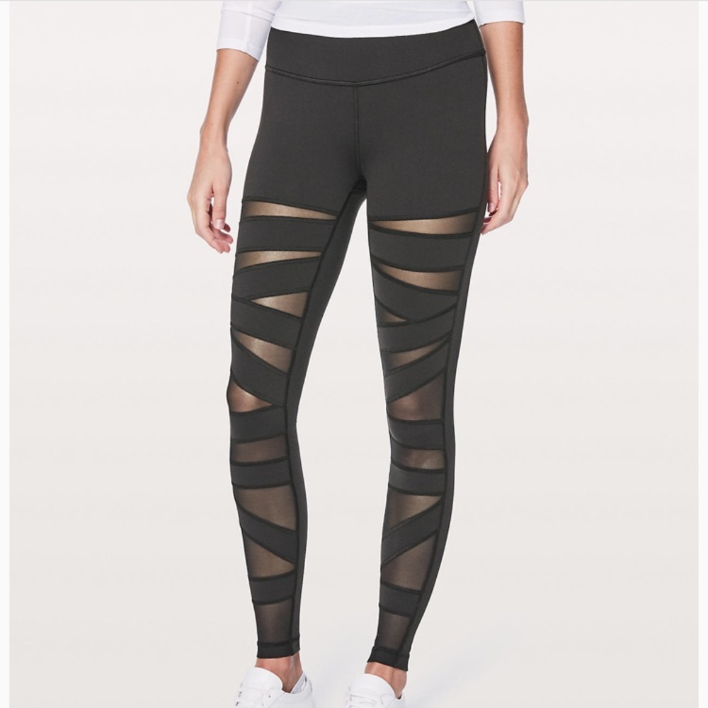 Lululemon Wunder Under Mesh Legging